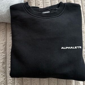 Alphalete Black Crewneck Sweater